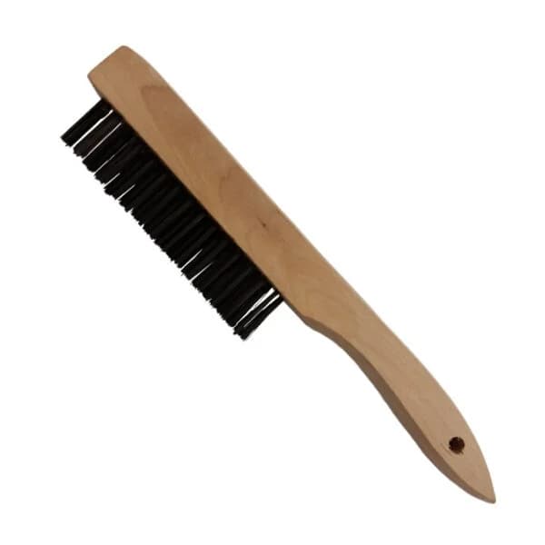 Wire Brush - Carbon Steel 4 x 16 Shoe Handle