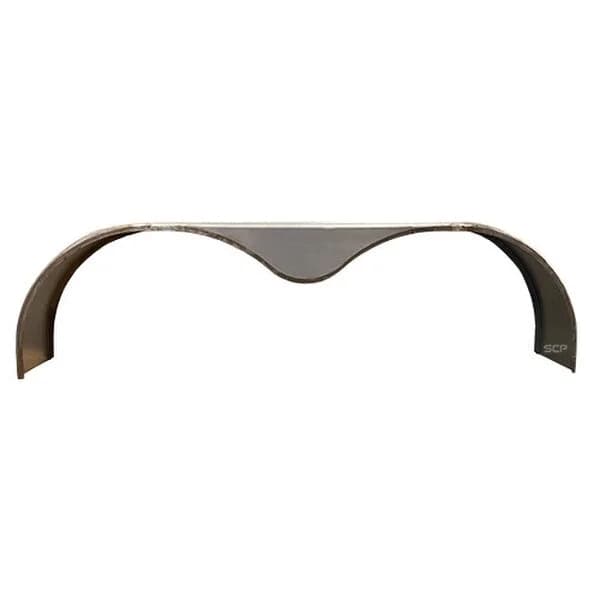 Smooth Plate Tandem Teardrop Fender 72" x 9" x 19-1/2" 16ga