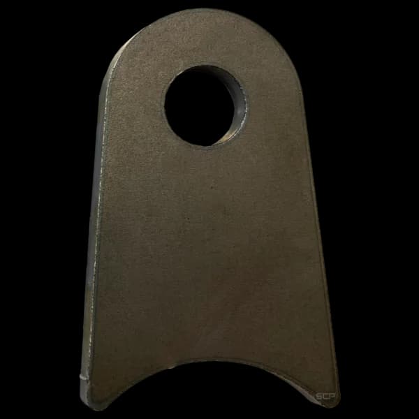 Triangular Radius Surface Mount Tab - 2" x 3.16" x 3.16" - 0.63" Hole