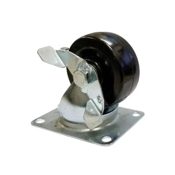 Swivel Rubber Wheel Caster 3" Lockable