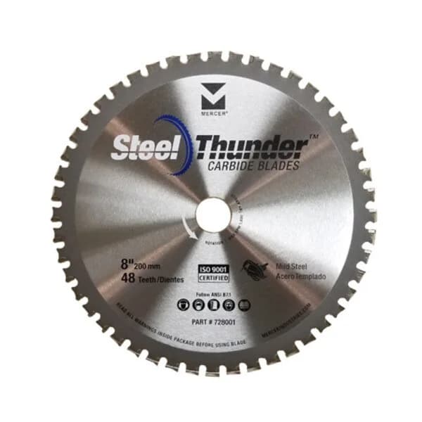 Mercer Steel Thunder Blade, 8" x 5/8" - Mild Steel