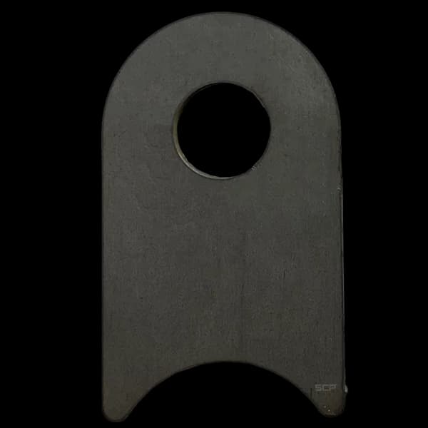 Radius Surface Mount Tab - 1.58" X 2.65" X 3/16" with 0.75" Radius - 0.63" Hole