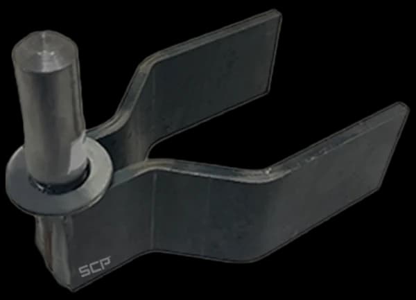 2-7/8" Weld on Gate Hinge Male with 11/16" Pin