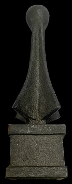 Finial - Quad with Ball - 3/4"