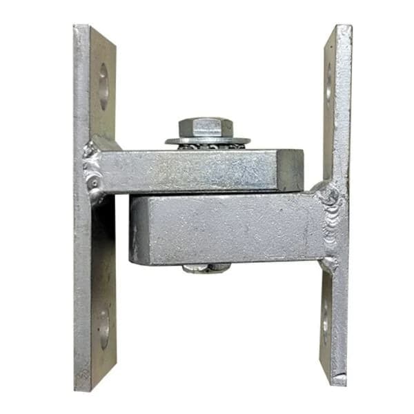 Adjustable Mini Bolt On Hinge - Zinc 4"