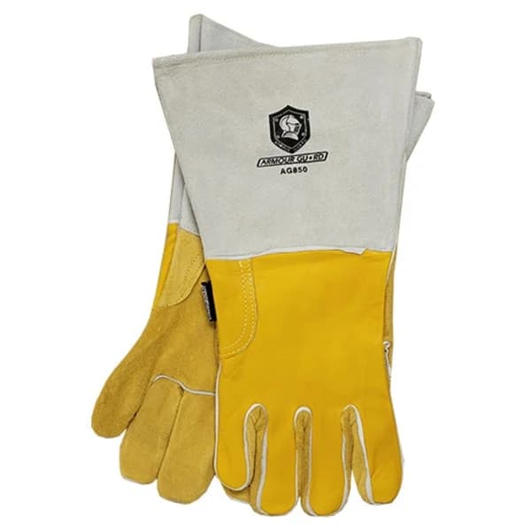 Stick Welding Glove - Gold Top Grain - Large (AG850L)