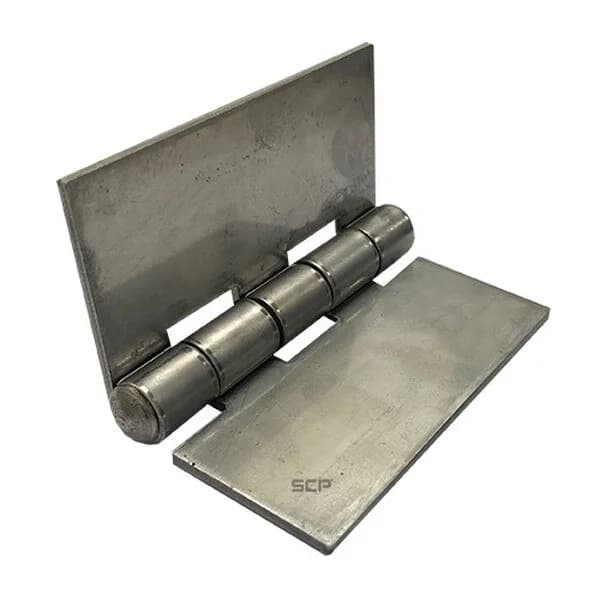 Flat Hinge 4"X4" With 0.375" Pin 11GA - 304 Stainless Steel