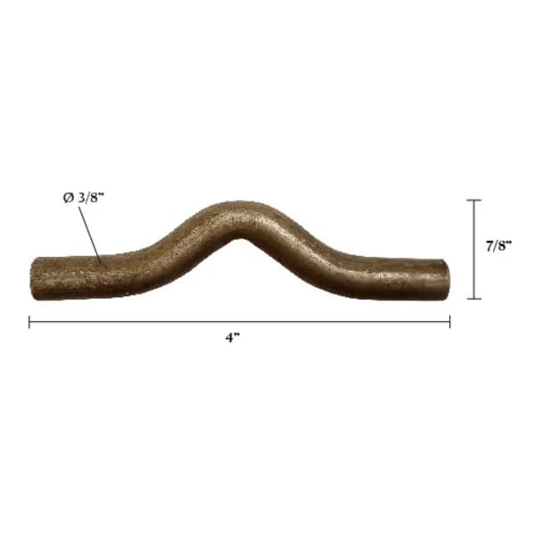 Weld-on Safety Chain Clip 3/8" x 4"