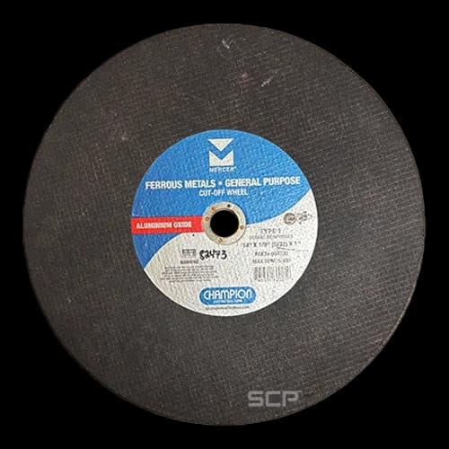 Gas Saw Cut-Off Wheel 14" X 1/8" X 1" Double Reinforced Type 1