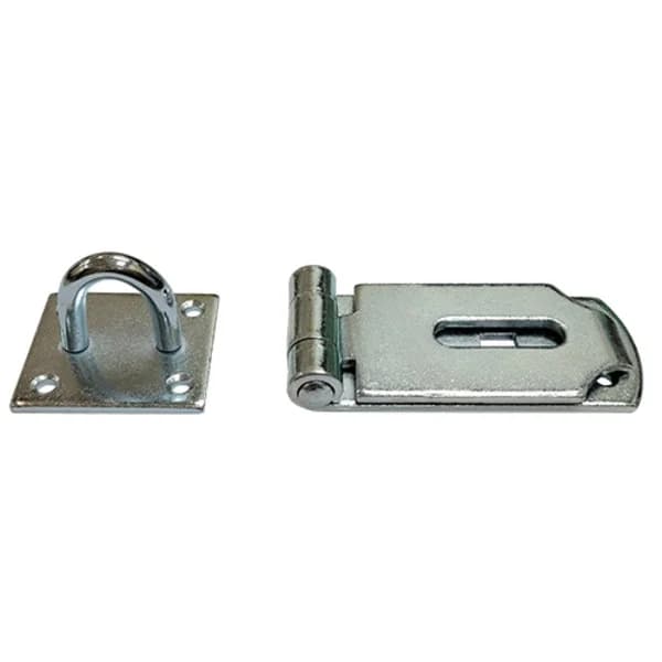 Hasp & Staple 8-3/4", Heavy Duty - Zinc