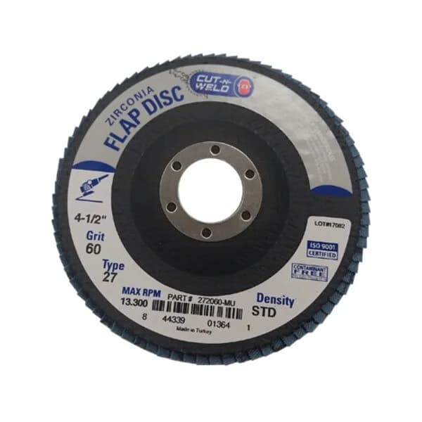 CNW - T27 4.5" Flap Disc Grit 60 Standard