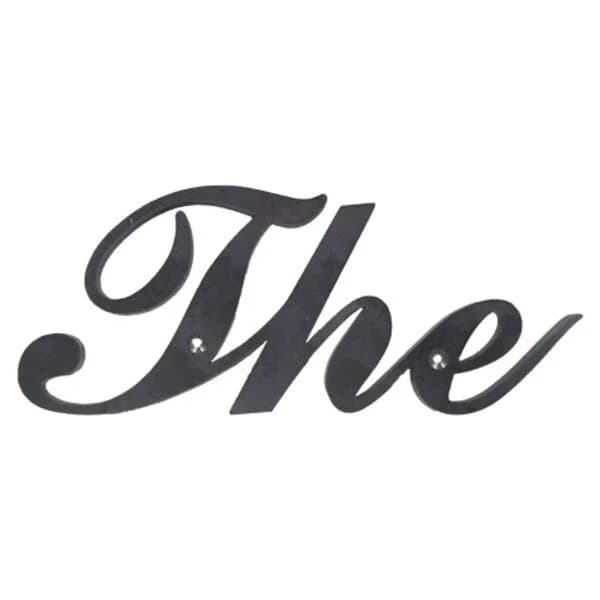 Western Phrase 'The' with Holes