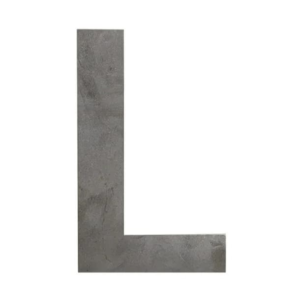 Laser Cut Letter 'L' 3/16" X 8" Tall