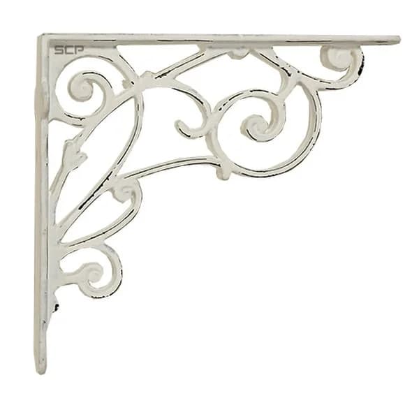 Cast Iron Brace - 7-1/2" Distressed White