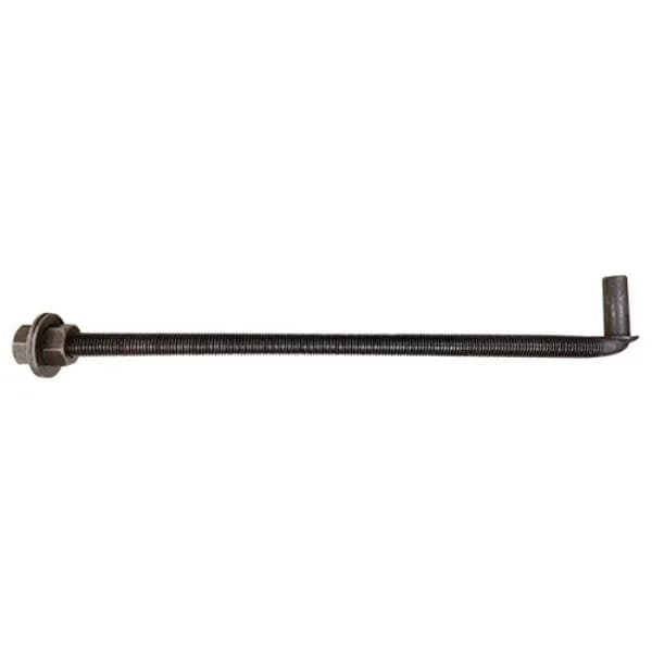 J Bolt with Washers & Nuts 3/4" x 18" - Bare