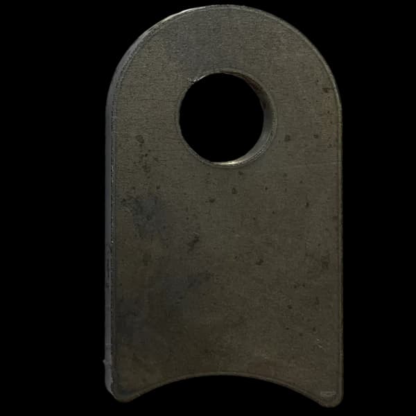 Radius Surface Mount Tab - 1.58" X 2.74" X 3/16" with 1.19" Radius - 0.63" Hole