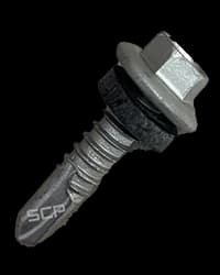 14-14 X 1" Self Drill Screw with Sealing Washer - Galvalume