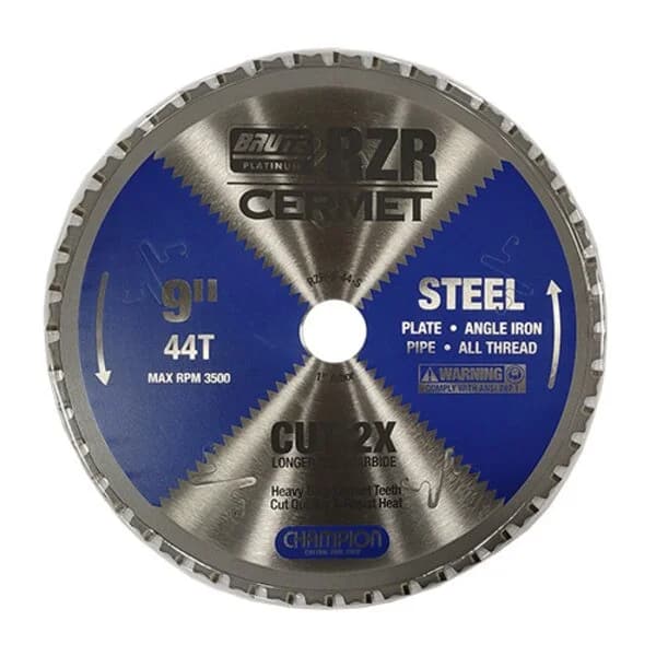 RZR Cermet Circular Saw 9" X 44 Teeth X 1"