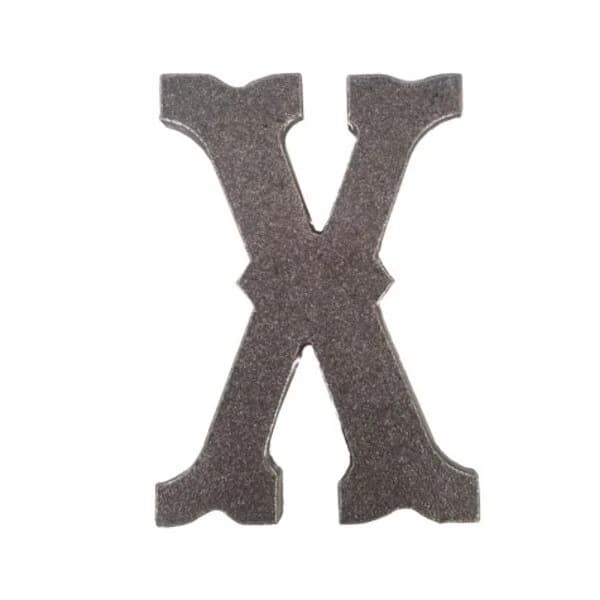 Western Letter 'X'