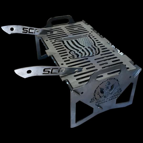 Portable Grill - 11" X 20" Flag