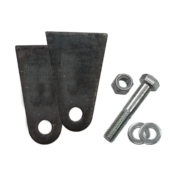 Cast Iron BBQ Wheel Mount Kit
