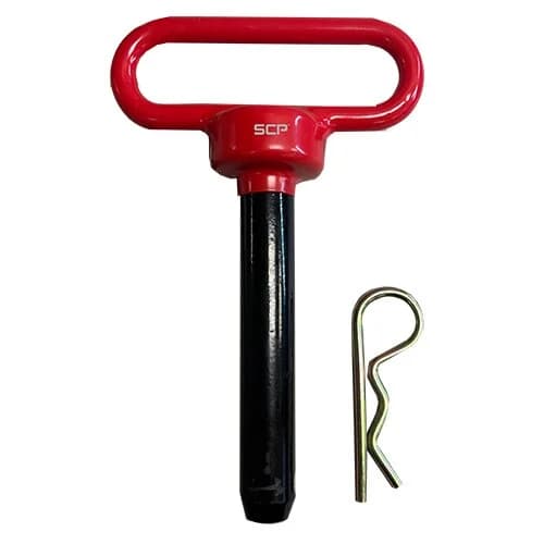 Hitch Pin With Red Handle - 3/4" x 4" UL