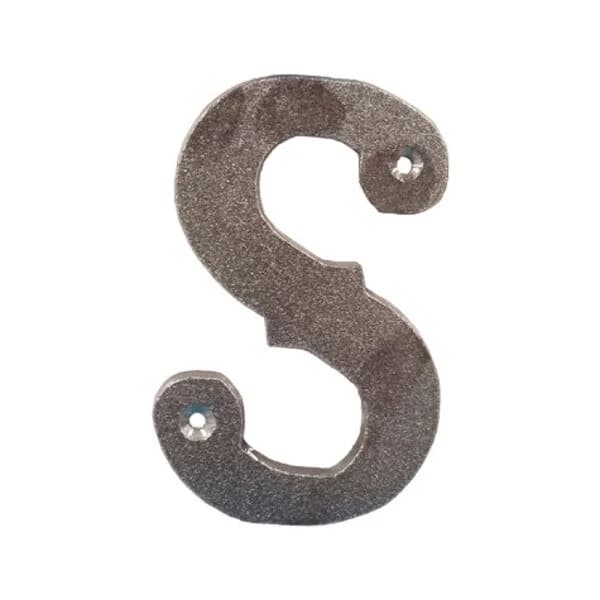 Western Letter 'S' with Holes