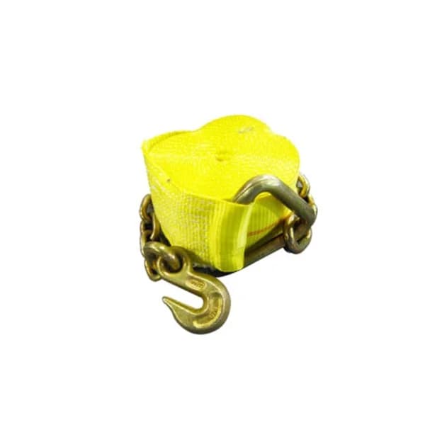 Winch Strap 4" x 30' with Chain Extension