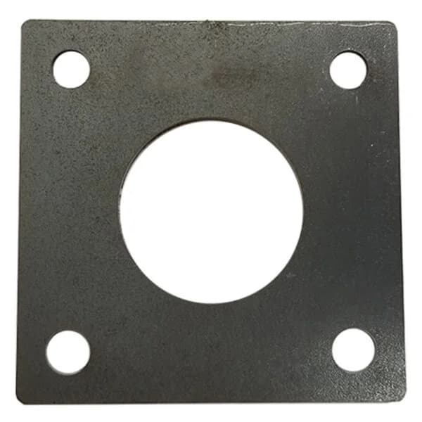 Square Plate 4" X 3/16" with 4 - .400" Square Hole - Fits 1.90" OD