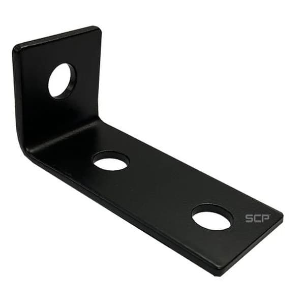 Corner Brace Offset - 3.5" X 1.6" X 1.5" X 1/8" Black