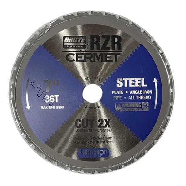 RZR Cermet Circular Saw 7" X 36 Teeth X 20mm