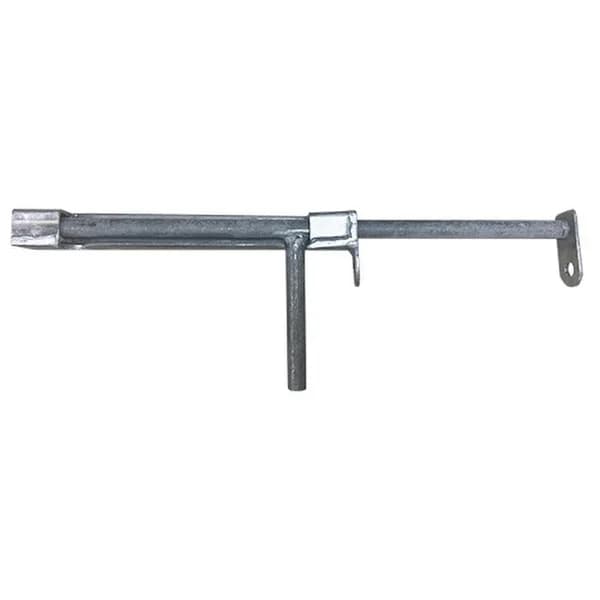 Bar Gate Latch Lockable Right 17" x 6"