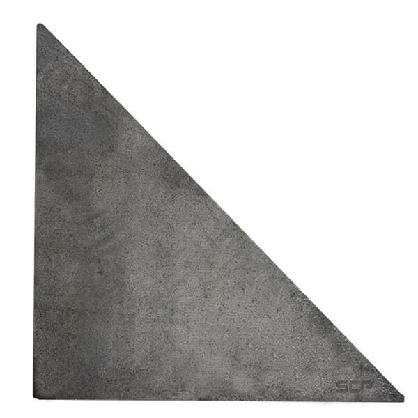 Triangular Die Cut 6" X 6" X 3/16"