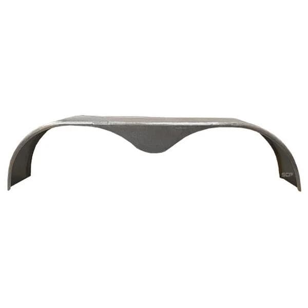 Smooth Plate Tandem Teardrop Fender 72"X10"X17-1/2" 16ga