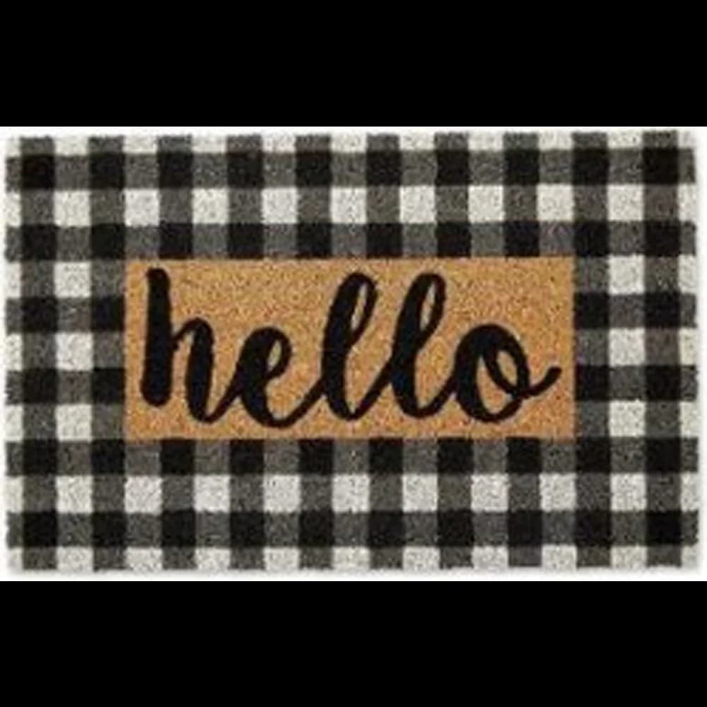 "Hello" Door Mat #31 - 28" x 10"