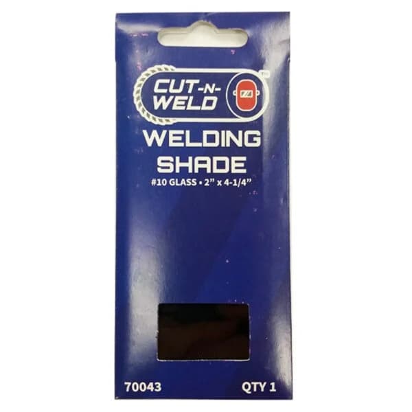Welding Helmet #10 Shade, Glass 2" x 4-1/4"