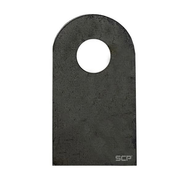 Flat Surface Mount Tab - 1.31" X 2.38" X 3/16" With 0.53" Hole