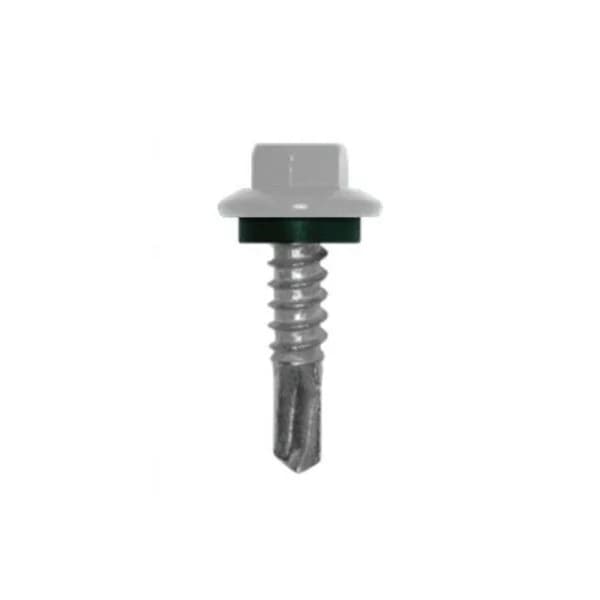 Self Drill Screw 12-14 x 1" Polar White