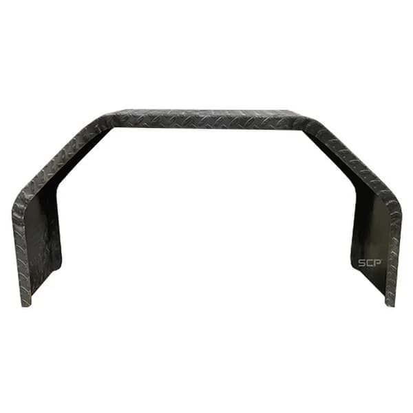 Diamond Plate Single Fender Double Broke 34" x 10" x 17" 14ga