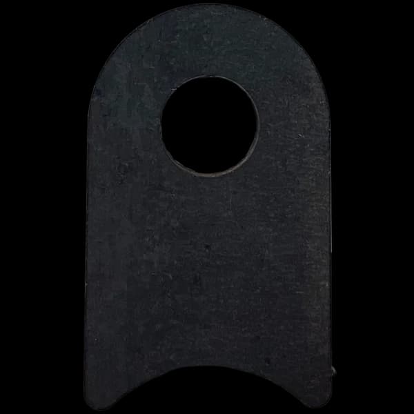 Radius Surface Mount Tab - 1.31" X 2.12" X 3/16" with 0.75" Radius - 0.53" Hole
