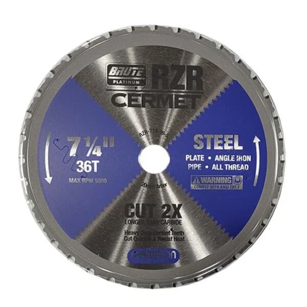 RZR Cermet Circular Saw 7-1/4" X 36 Teeth X 20mm