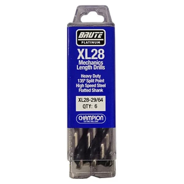 Brute Mechanics Length Drills - Heavy Duty 29/64" X 3" X 4-5/8" - 12/PK