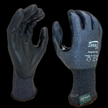 Samurai Cut Resistant Salt & Pepper Gloves - Large