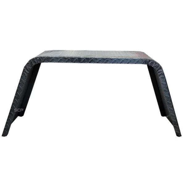 Diamond Plate Single Fender Jeep Style 34" x 10" x 15" 14ga