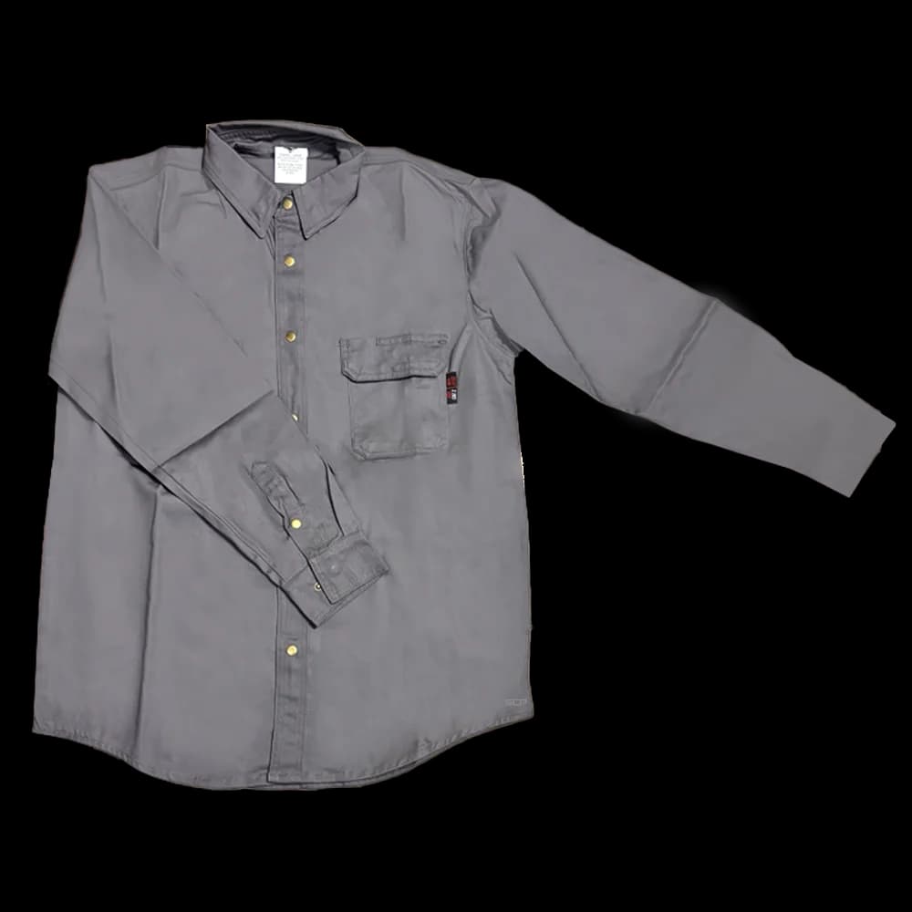 Armour Guard Gray FR Work Shirt - Medium