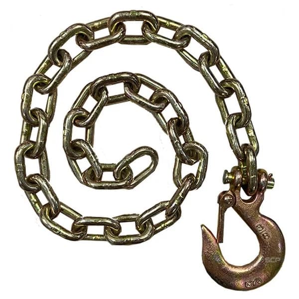 Clevis Slip Hook 3/8" Latch/Cain 42" Grade 70