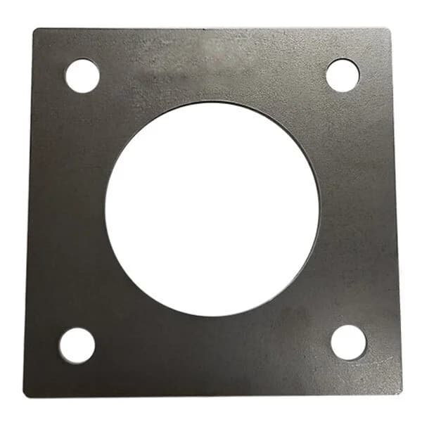 Square Plate 6" X 1/4" with 4 - .562" Square Hole - Fits 3.5" OD