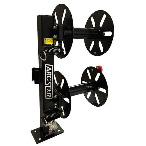 Revolution 10" Double Cable Reel With Fixed Base