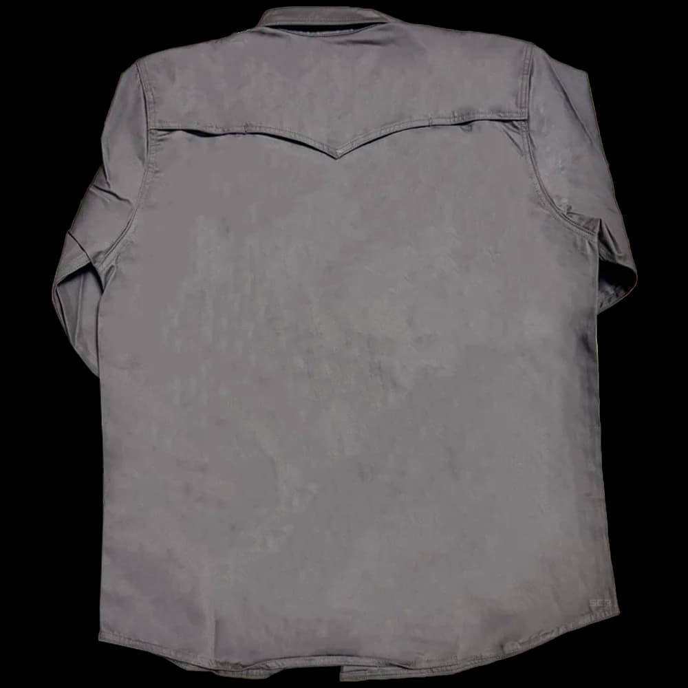 Armour Guard Gray Western Style FR Work Shirt - X-Large