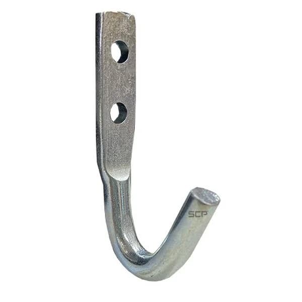 Rope Hook 1/4" x 2-1/4" with 2 Holes